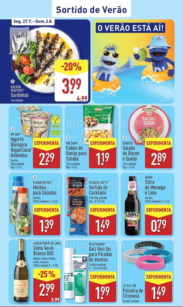 Antevisão Folheto ALDI Promoções de 27 julho a 2 agosto